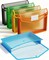Plastic Expanding File Folder Envelope (5 Pack Assorted Colors)